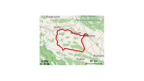 Krosno-Jasło-Nienaszów-Krosno