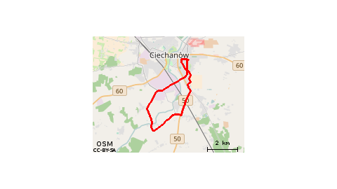 CIECHANÓW-NIECHODZIN-NUŻEWO-BIELIN