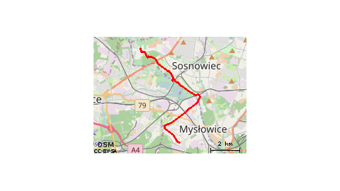 Trasa by Google (raczej błądzenie)