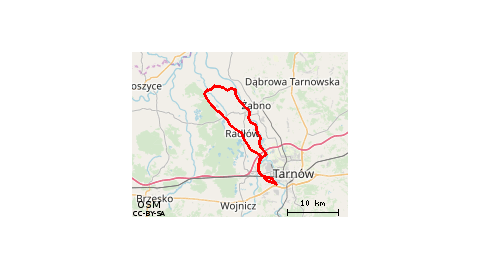 Tarnów - Wał Ruda - Radłów - Tarnów