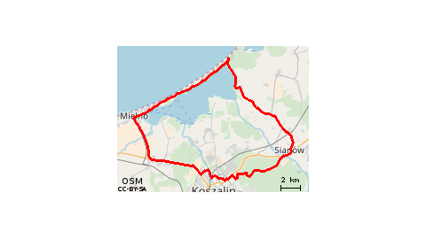 Wokół Jeziora Jamno 23.04.18