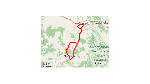 Sieradz - Złoczew - Barczew - Sieradz