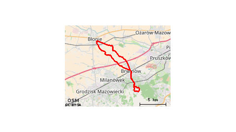 Błonie-Podkowa Leśna-Żółwin-Błonie