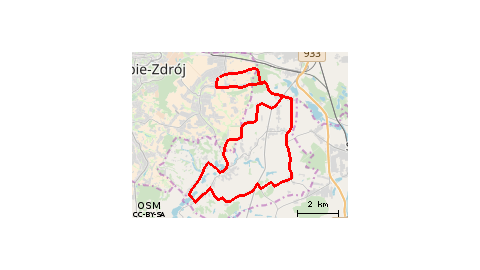 Bzie Górne - Jarzabkowice - Pielgrzymowice - Golasowice - Bzie Górne 