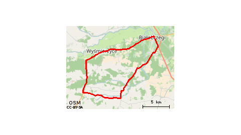 Białobrzegi - Radzanów- Wyśmierzyce - Białobrzegi