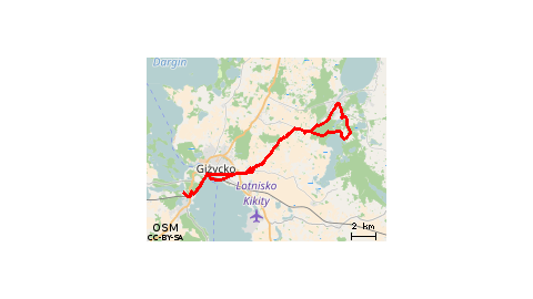 Giżycko - Kruklanki - Giżycko