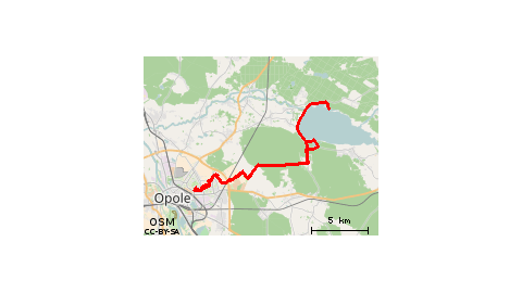 Opole - Turawa (promenada jezioro duże)