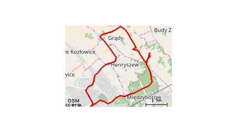 Żyrardów - Grędy-Henryszew-Żyrardów 