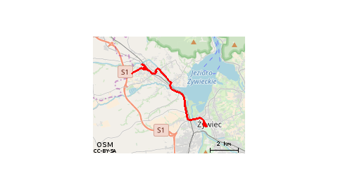 Żywiec  Do Łodygowic 