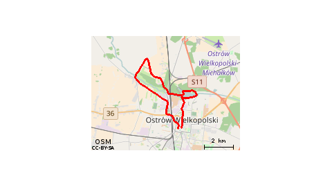 Ostrow Radłów Rąbczyn Lewkowiec Ostrów Wlkp 